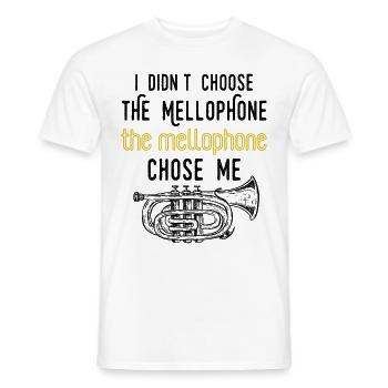 Mellophonist Musical Instrument Orchestra - Men's T-Shirt - white - Front - AI Model Male 178 dark (178cm)