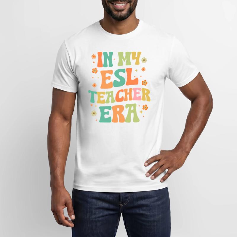 Enseignement de l’anglais langue seconde par des professeurs d’anglais langue seconde T-shirt homme