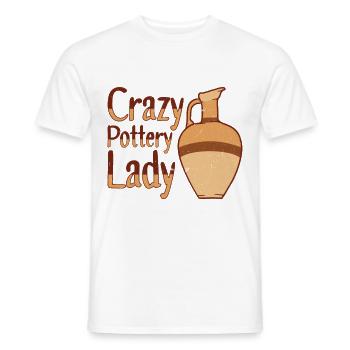 Pottery Lovers Clay Ceramic Kiln - T-shirt homme - blanc - Devant - AI Model Male 178 dark (178cm)