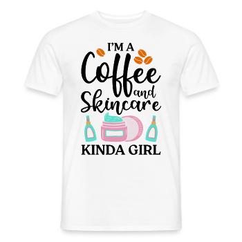 Esthéticienne, Soins de la peau, Beauté, Dermantologue, - T-shirt homme - blanc - Devant - AI Model Male 178 dark (178cm)