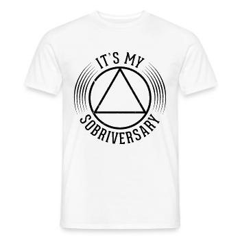 Nüchternheit Sucht Genesung Alkoholisches - Männer T-Shirt - Weiß - Vorne - AI Model Male 178 dark (178cm)