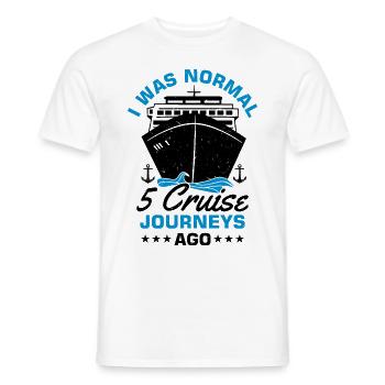 Capitaine de navire de croisière Anchor Cruise Director - T-shirt homme - blanc - Devant - AI Model Male 178 dark (178cm)