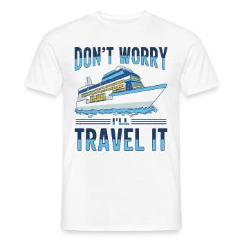 Capitaine de navire de croisière Anchor Cruise Director - T-shirt homme - blanc - Devant - AI Model Male 178 dark (178cm)