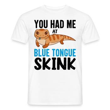 Eidechsensammler Reptilienliebhaber - Männer T-Shirt - Weiß - Vorne - AI Model Male 178 dark (178cm)