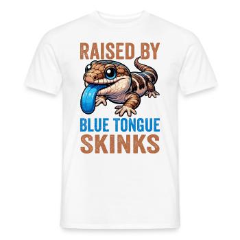 Eidechsensammler Reptilienliebhaber - Männer T-Shirt - Weiß - Vorne - AI Model Male 178 dark (178cm)