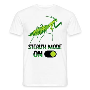 Insekt Entomologe Entomologie Gottesanbeterin - Männer T-Shirt - Weiß - Vorne - AI Model Male 178 dark (178cm)