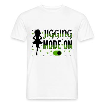 Danse irlandaise Danse irlandaise - T-shirt homme - blanc - Devant - AI Model Male 178 dark (178cm)