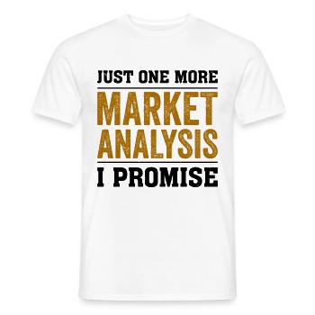 Business Administration Business Administration Office - Men's T-Shirt - white - Front - AI Model Male 178 dark (178cm)
