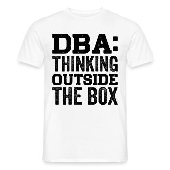 Business Administration Business Administration Office - Men's T-Shirt - white - Front - AI Model Male 178 dark (178cm)