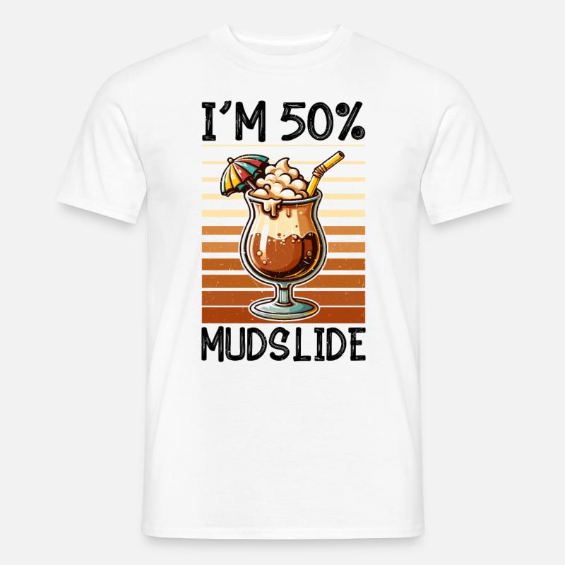 Mudslide Cocktail - Männer T-Shirt - Weiß
