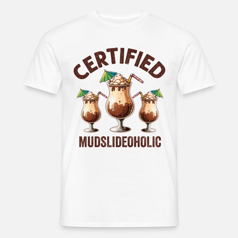 Mudslide Cocktail - Männer T-Shirt - Weiß