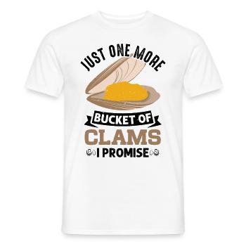Moules Fruits de mer - T-shirt homme - blanc - Devant - AI Model Male 178 dark (178cm)