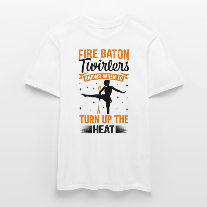 Fire Baton Fire Dance Fire Dancer Fire Dancer Men’s T-shirt