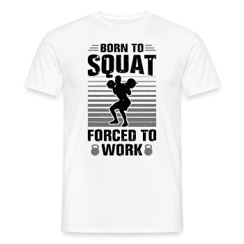Gym Workout Training Fitness - Männer T-Shirt - Weiß - Vorne - AI Model Male 178 dark (178cm)