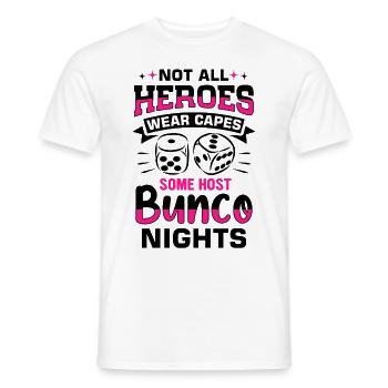 Bunco Squad Bunco Dice Bunco Game Night - Men's T-Shirt - white - Front - AI Model Male 178 dark (178cm)