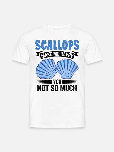 Seashell Shell Collector Scallop - Men's T-Shirt - white