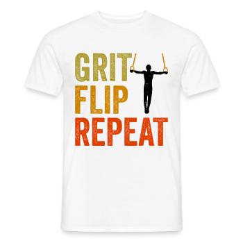 Wrestling Design for Ring Gymnasts - Men's T-Shirt - white - Front - AI Model Male 178 dark (178cm)