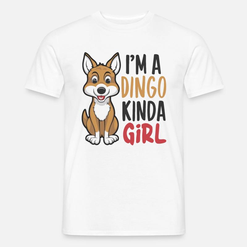 Australischer Dingo - Männer T-Shirt - Weiß