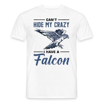 Dicton de Faucon Fauconnier - T-shirt homme - blanc - Devant - AI Model Male 178 dark (178cm)