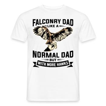 Dicton de Faucon Fauconnier - T-shirt homme - blanc - Devant - AI Model Male 178 dark (178cm)