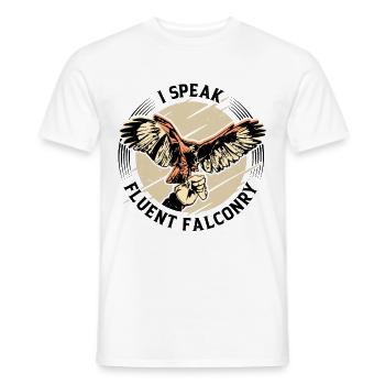 Dicton de Faucon Fauconnier - T-shirt homme - blanc - Devant - AI Model Male 178 dark (178cm)