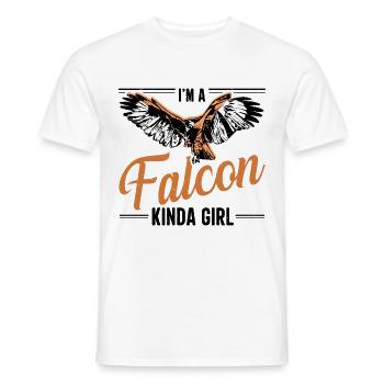 Dicton de Faucon Fauconnier - T-shirt homme - blanc - Devant - AI Model Male 178 dark (178cm)