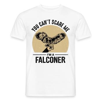 Dicton de Faucon Fauconnier - T-shirt homme - blanc - Devant - AI Model Male 178 dark (178cm)