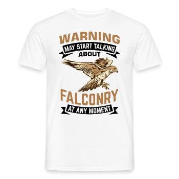 Dicton de Faucon Fauconnier - T-shirt homme - blanc - Devant - AI Model Male 178 dark (178cm)