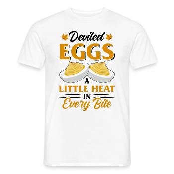 Devil's Egg Spell - Men's T-Shirt - white - Front - AI Model Male 178 dark (178cm)