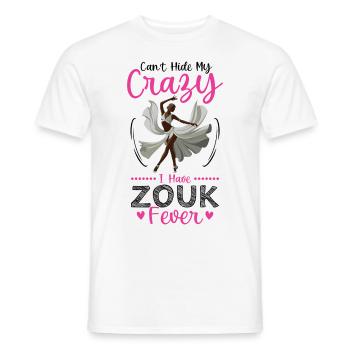 Witziger Zouk Tänzer Spruch - Männer T-Shirt - Weiß - Vorne - AI Model Male 178 dark (178cm)
