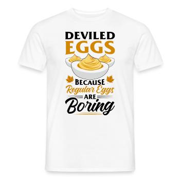 Devil's Egg Spell - Men's T-Shirt - white - Front - AI Model Male 178 dark (178cm)