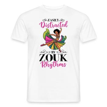 Witziger Zouk Tänzer Spruch - Männer T-Shirt - Weiß - Vorne - AI Model Male 178 dark (178cm)