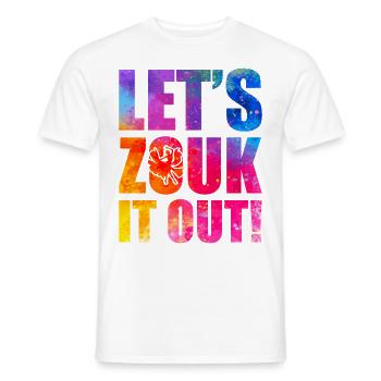 Witziger Zouk Tänzer Spruch - Männer T-Shirt - Weiß - Vorne - AI Model Male 178 dark (178cm)