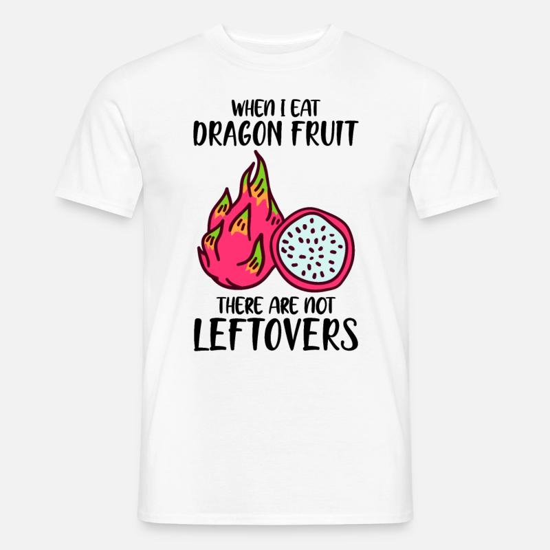 WItziger Drachenfrucht Spruch - Männer T-Shirt - Weiß
