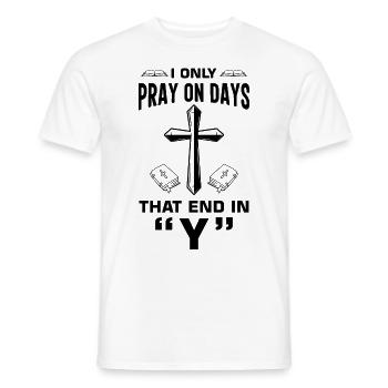 Katholische Religion Kirche Bibel Jesus - Männer T-Shirt - Weiß - Vorne - AI Model Male 178 dark (178cm)