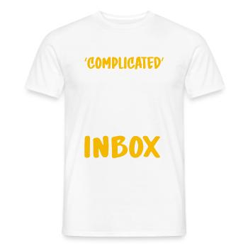 Office Humor - Men's T-Shirt - white - Front - AI Model Male 178 dark (178cm)