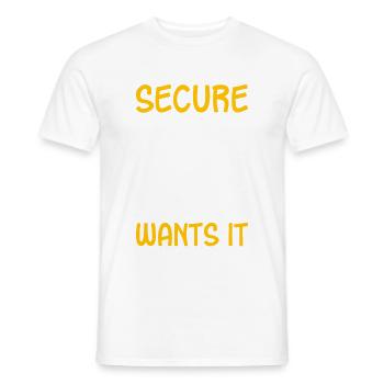 Office Humor - Men's T-Shirt - white - Front - AI Model Male 178 dark (178cm)
