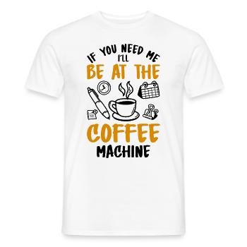 Office Humor - Men's T-Shirt - white - Front - AI Model Male 178 dark (178cm)
