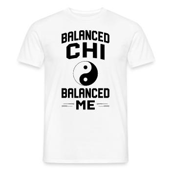 Médecine Chinoise MTC - T-shirt homme - blanc - Devant - AI Model Male 178 dark (178cm)