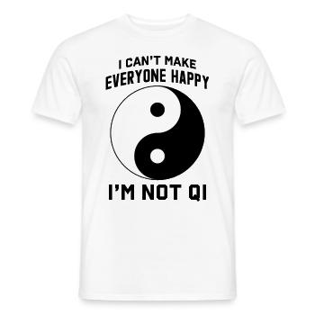 Médecine Chinoise MTC - T-shirt homme - blanc - Devant - AI Model Male 178 dark (178cm)