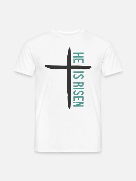 He is Risen - Men's T-Shirt - white