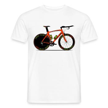 Testversion Trial Bike - Männer T-Shirt - Weiß - Vorne - AI Model Male 178 dark (178cm)