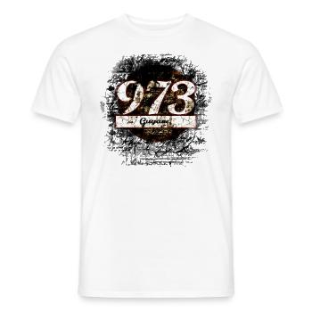 973 Guyana! - Men's T-Shirt - white - Front - AI Model Male 178 dark (178cm)