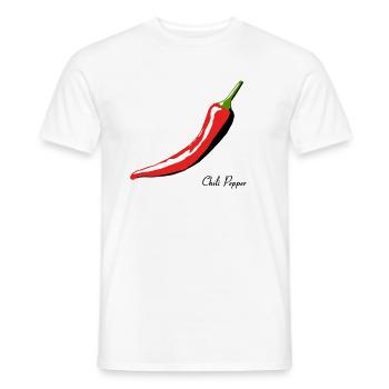 Piment - T-shirt homme - blanc - Devant - AI Model Male 178 dark (178cm)