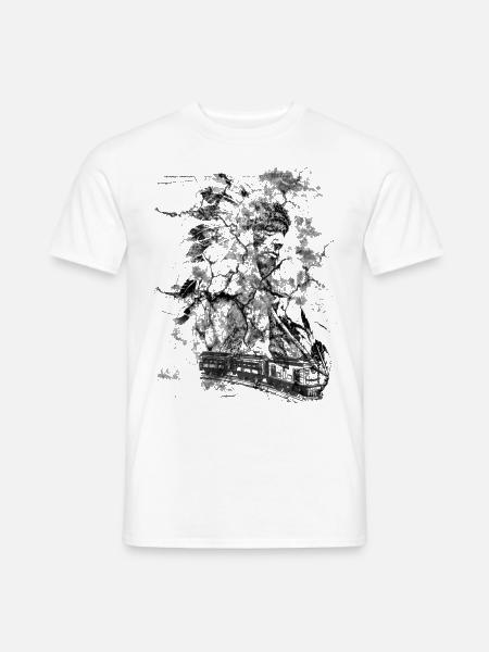 Amarican India Indianer - Männer T-Shirt - Weiß