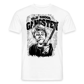 Ancien gangster gangster - T-shirt homme - blanc - Devant - AI Model Male 178 dark (178cm)