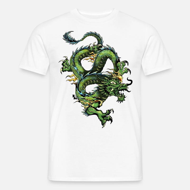 Chinesischer Drache 202 - Männer T-Shirt - Weiß