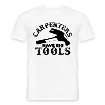Tischler - Männer T-Shirt - Weiß - Vorne - AI Model Male 178 dark (178cm)
