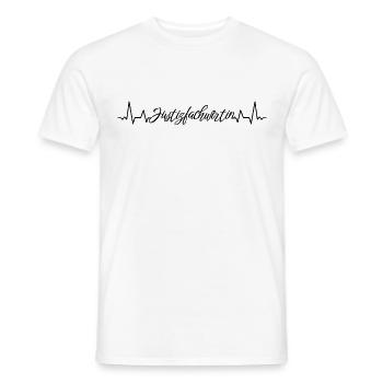Richtern Herzschlag Justizfachwirtin - Männer T-Shirt - Weiß - Vorne - AI Model Male 178 dark (178cm)