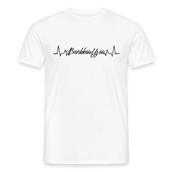 Banker Herzschlag Bankkauffrau - Männer T-Shirt - Weiß - Vorne - AI Model Male 178 dark (178cm)